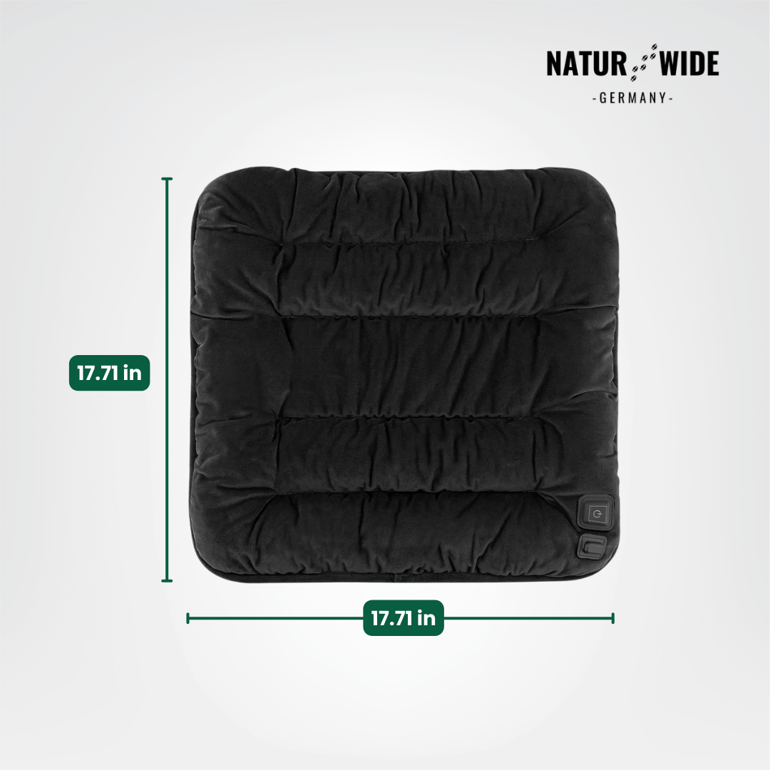 USB Electric Heating Cushion 18" – Heated Pad for Chair, Car & Pets