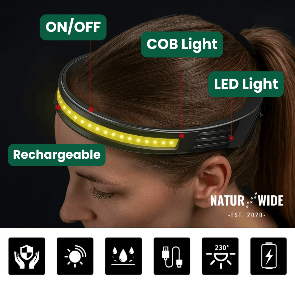 Naturwide Headlamp Pro MAX - The Original