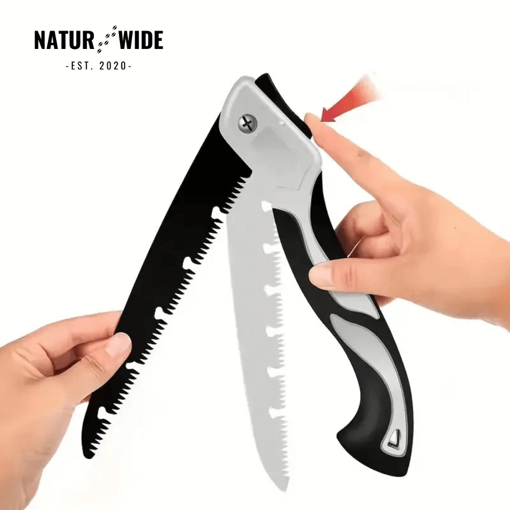 Folding outdoor saw for camping & garden