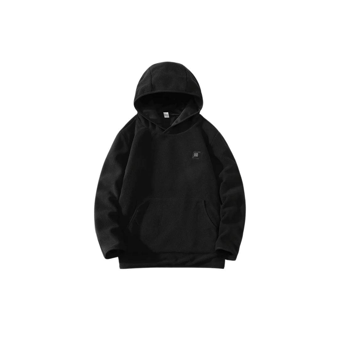 USB Heated Hoodie – Unisex Zip-Up with Thick Wool Lining