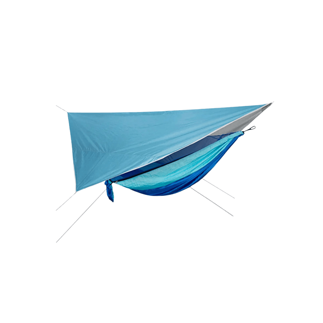 Camping Hammock with Mosquito Net, Rain Fly Tarp & Carry Bag