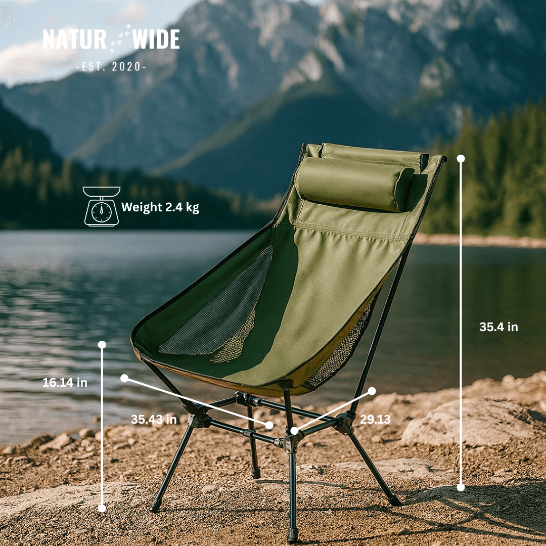 Naturwide folding chair – your comfortable companion on the go
