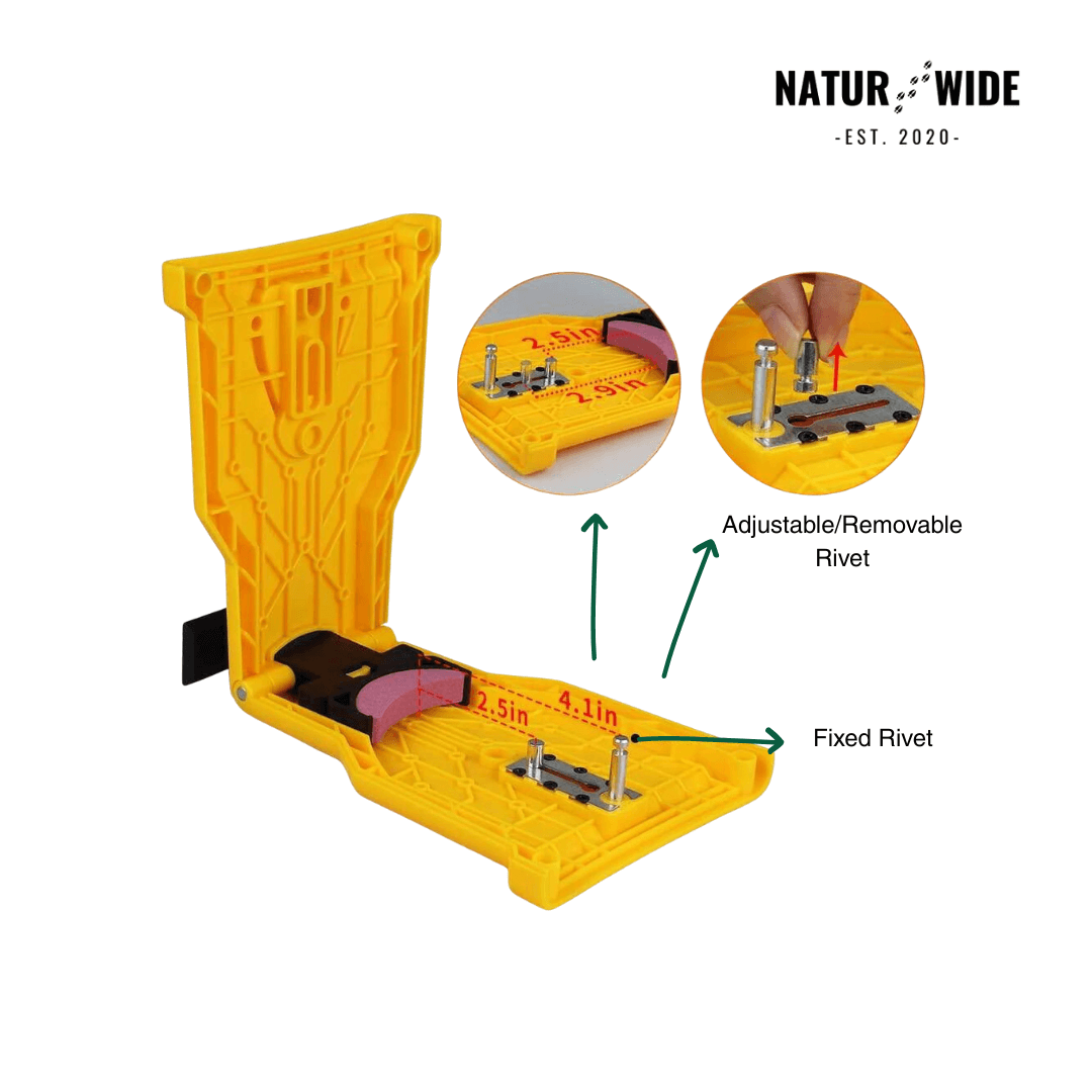 Universal Chainsaw Teeth Sharpener – Fast & Portable (14-20 Inch)