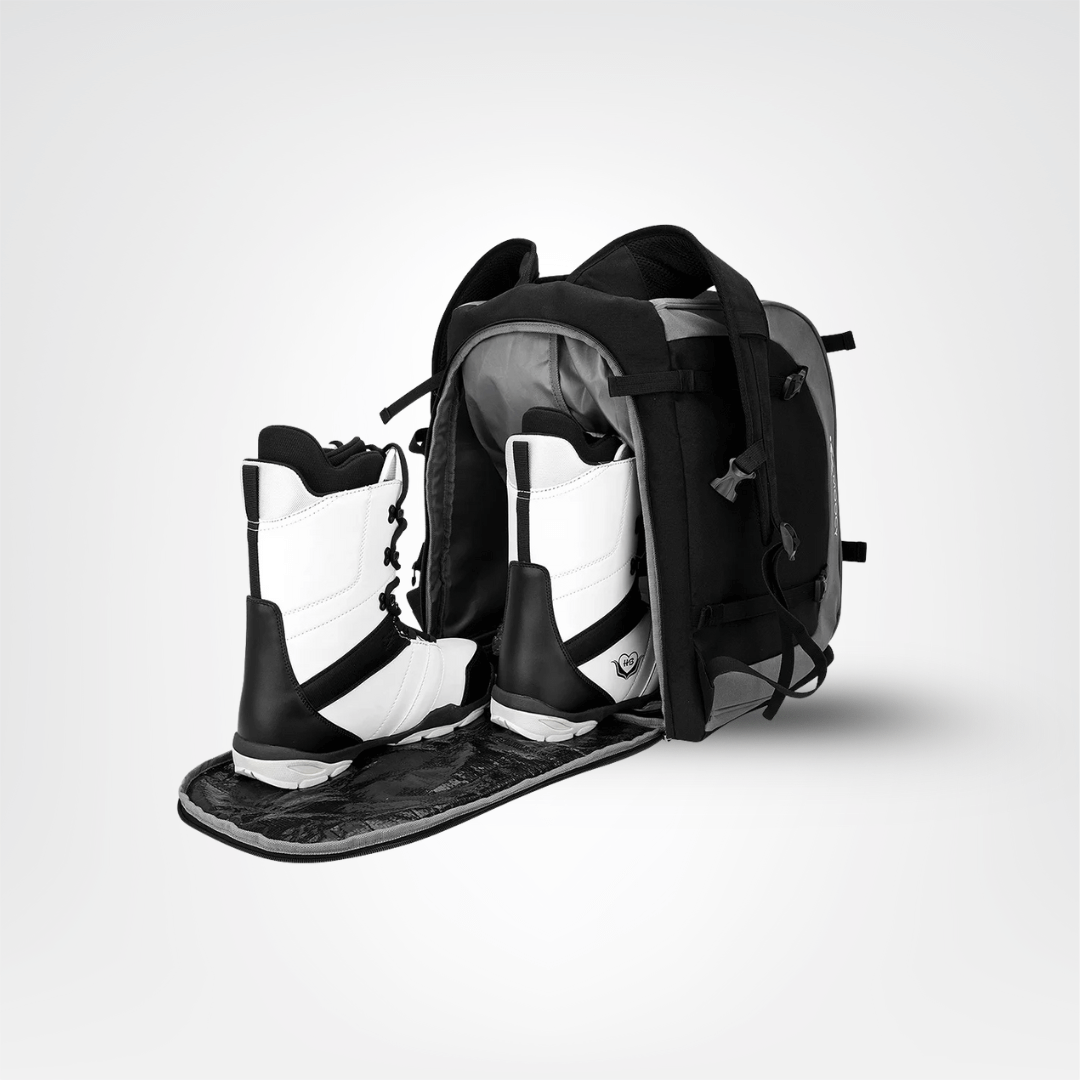 2200oz Ski Boot Bag Backpack – Large Capacity for Helmet, Boots &amp; Gear