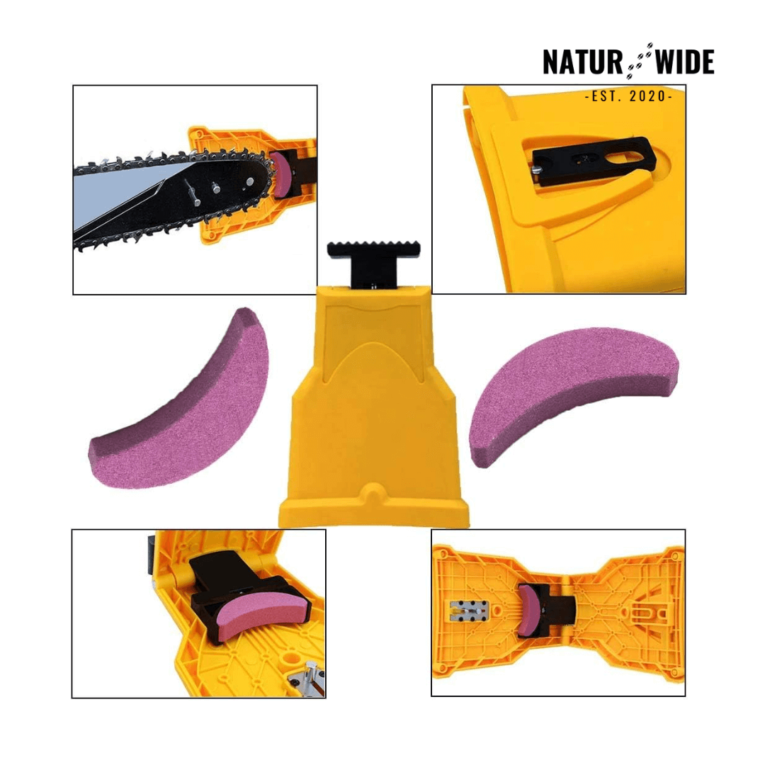 Universal Chainsaw Teeth Sharpener – Fast & Portable (14-20 Inch)