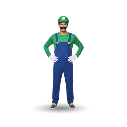 Mario & Luigi Cosplay Costume – Jumpsuit & Dress Set (Unisex)