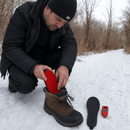 Trim-to-Fit USB Electric Heated Shoe Insoles