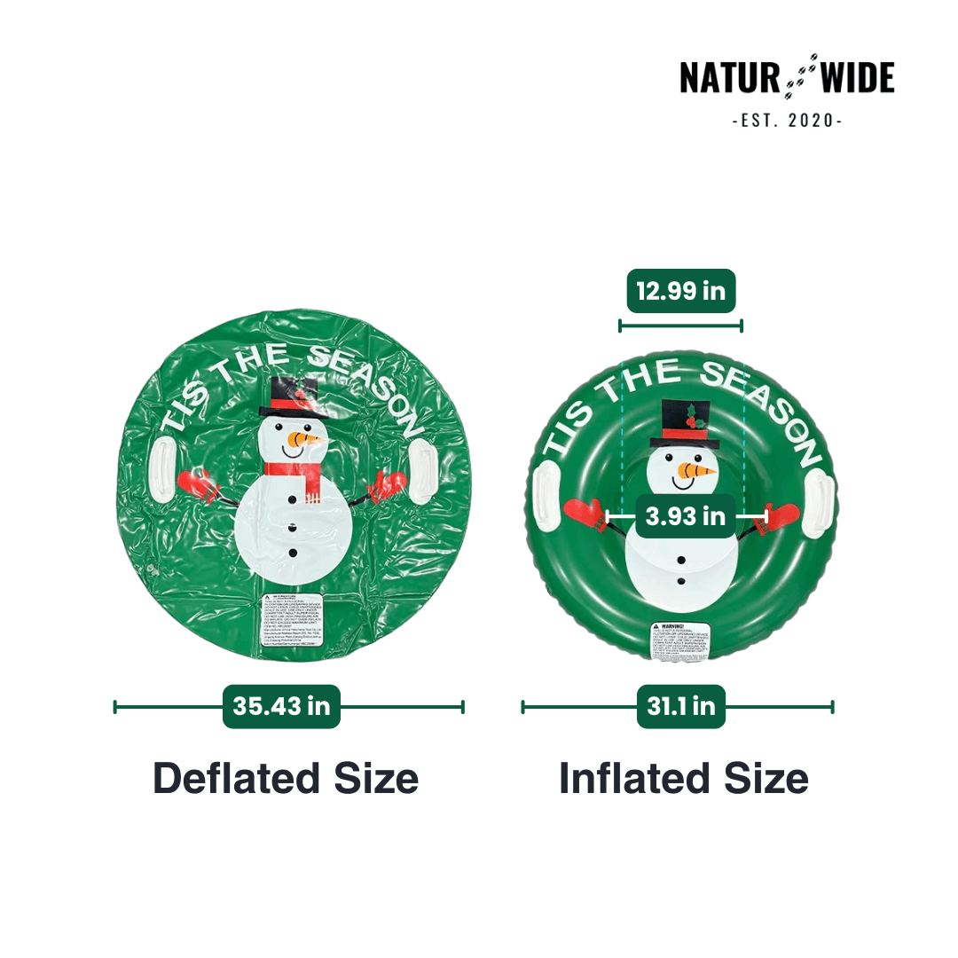 Inflatable Snow Tube – Heavy Duty Winter Sled