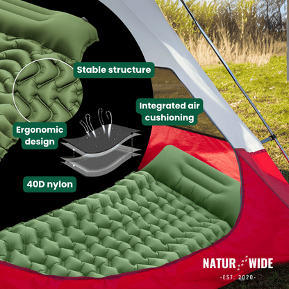 Ultralight sleeping mat – ideal for any adventure on the go