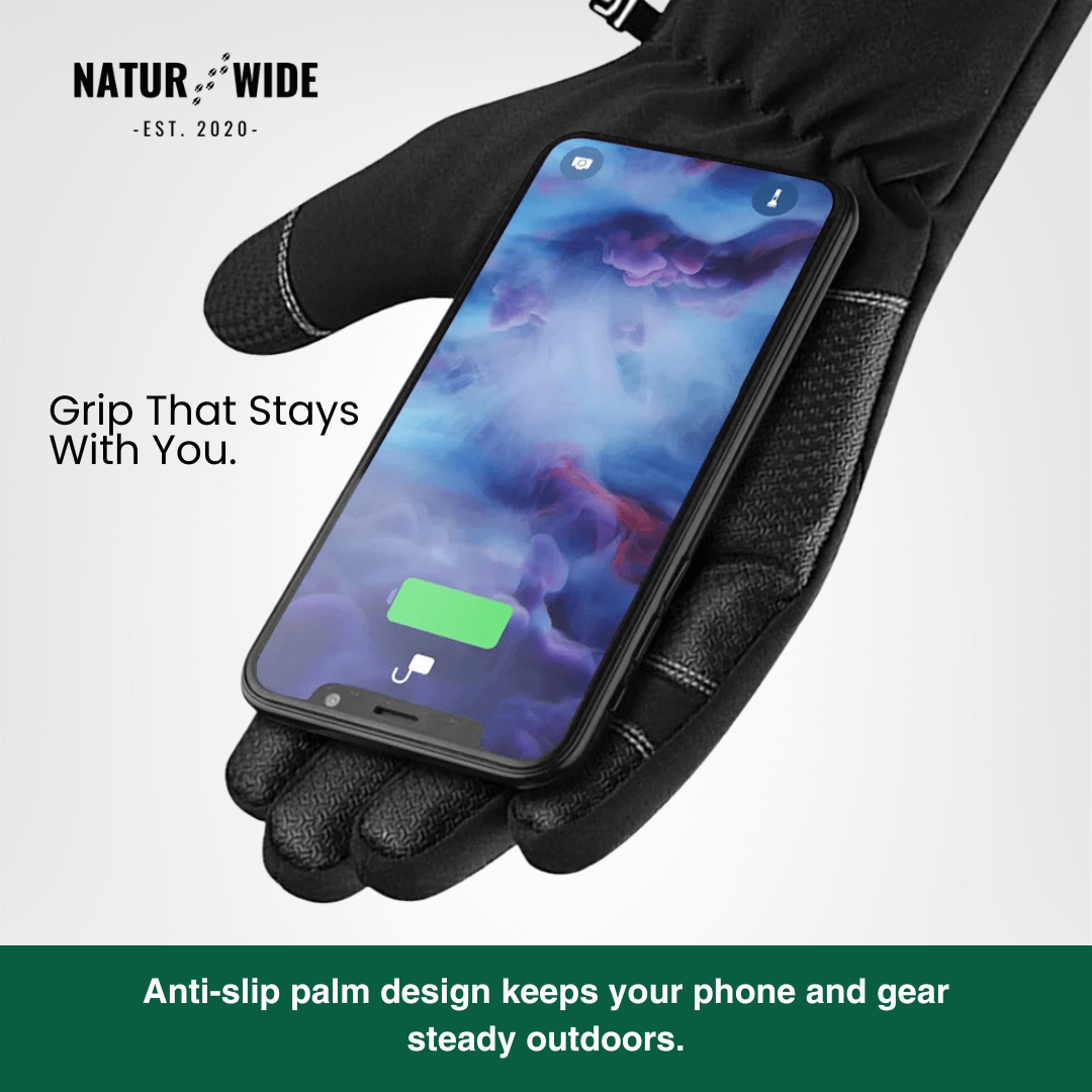 Naturwide Winter Gloves – Waterproof, Windproof & Touchscreen-Compatible