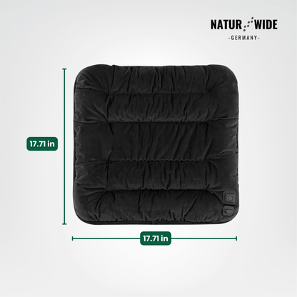 USB Electric Heating Cushion 18" – Heated Pad for Chair, Car &amp; Pets