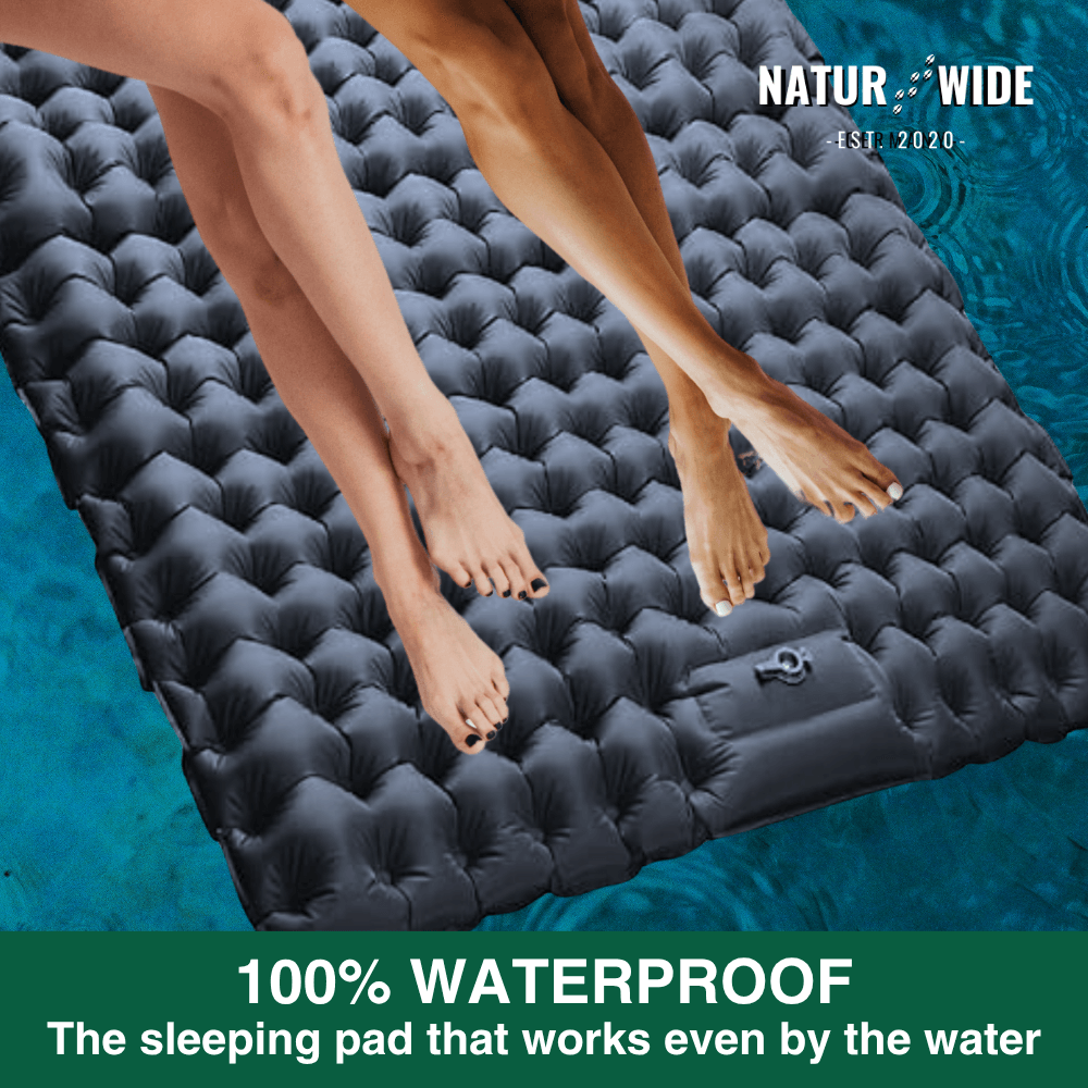 Ultralight, compact 2-in-1 sleeping mat – ideal for any adventure for two.
