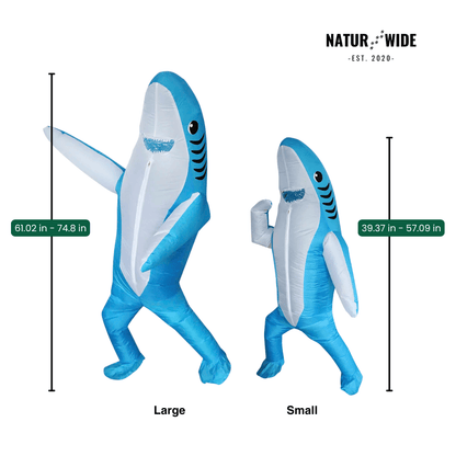 Inflatable Shark Costume – Standing Shark Suit (Adults)