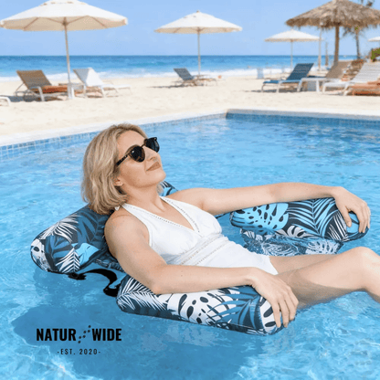 Inflatable Pool Hammock Float – Heavy-Duty Water Lounger Chair