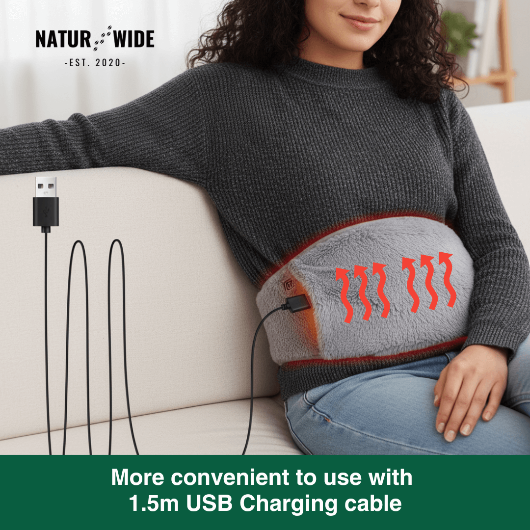 3-Level Electric Heating Pad – Waist Warmer & Portable Heat Belt