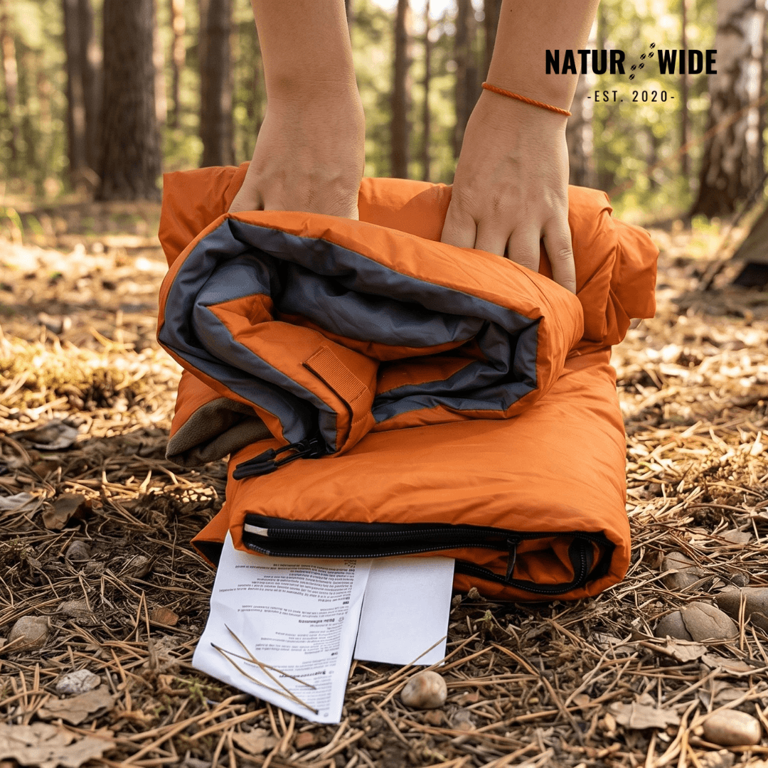 Ultralight Envelope Sleeping Bag – 3-Season Camping & Travel