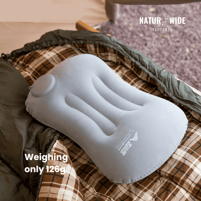 Ultralight Press-to-Inflate Camping Travel Pillow