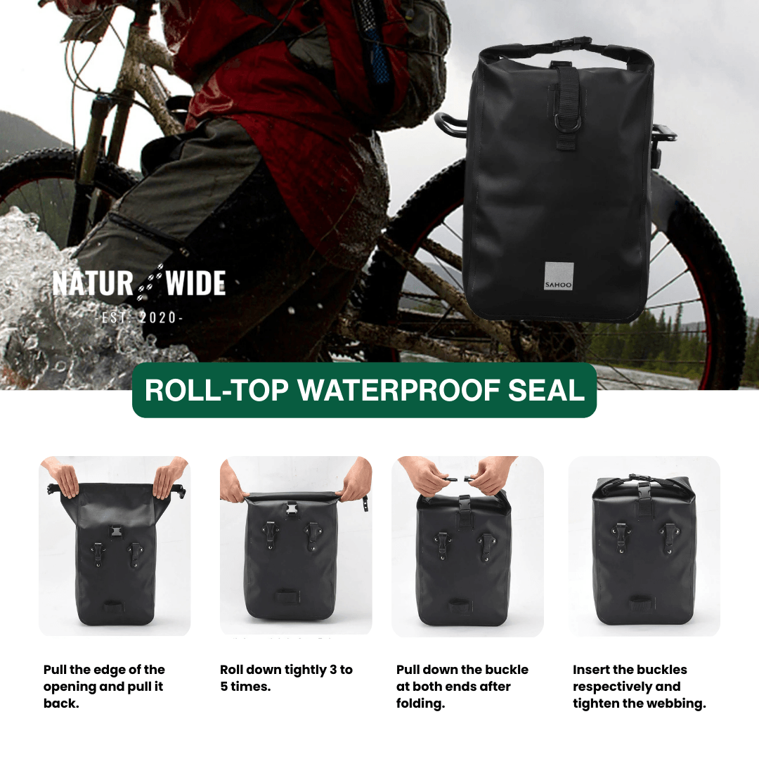 10L Waterproof Bike Rack Trunk Bag & Pannier