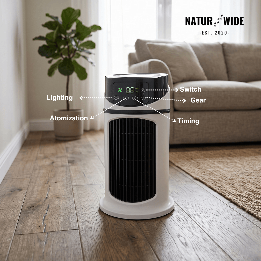 Mini Mobile Air Conditioner 3-in-1 – Cooler, Humidifier & Air Purifier