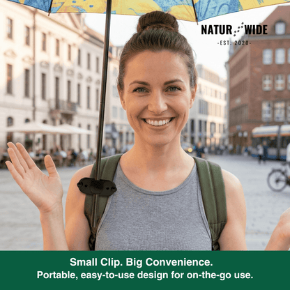 Hands-Free Backpack Umbrella Clip Holder
