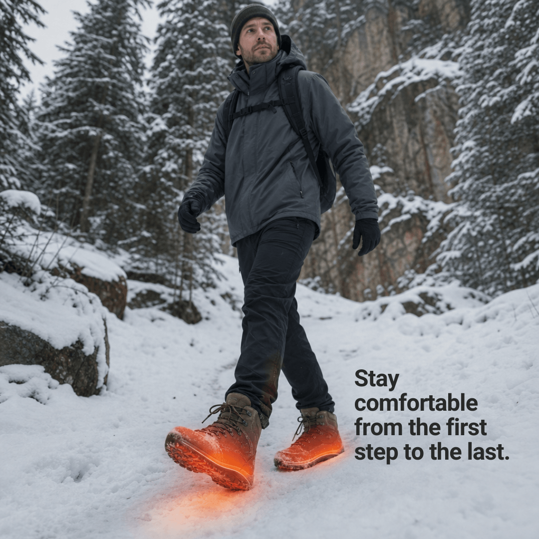 Trim-to-Fit USB Electric Heated Shoe Insoles