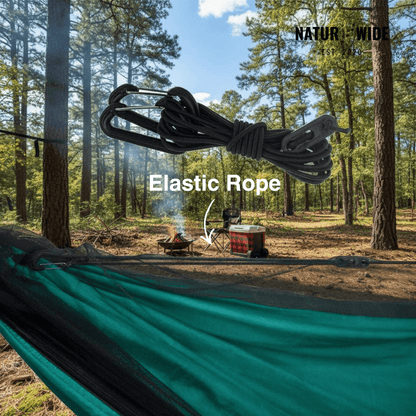Camping Hammock with Mosquito Net, Rain Fly Tarp & Carry Bag