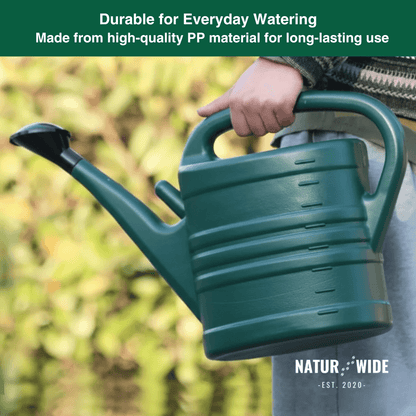 Garden Watering Can 1.3 Gallon – Long Spout & Sprinkler Head