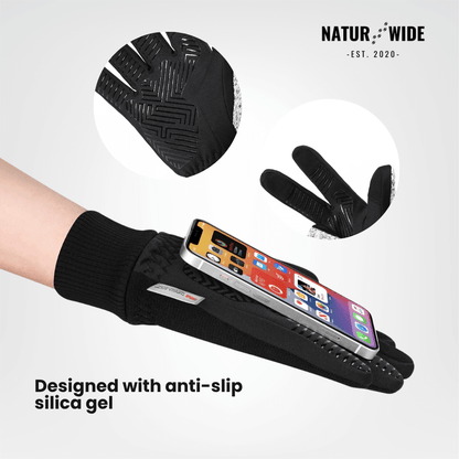 Winter Outdoor Sport Gloves – Touchscreen, Windproof & Anti-Slip Gloves