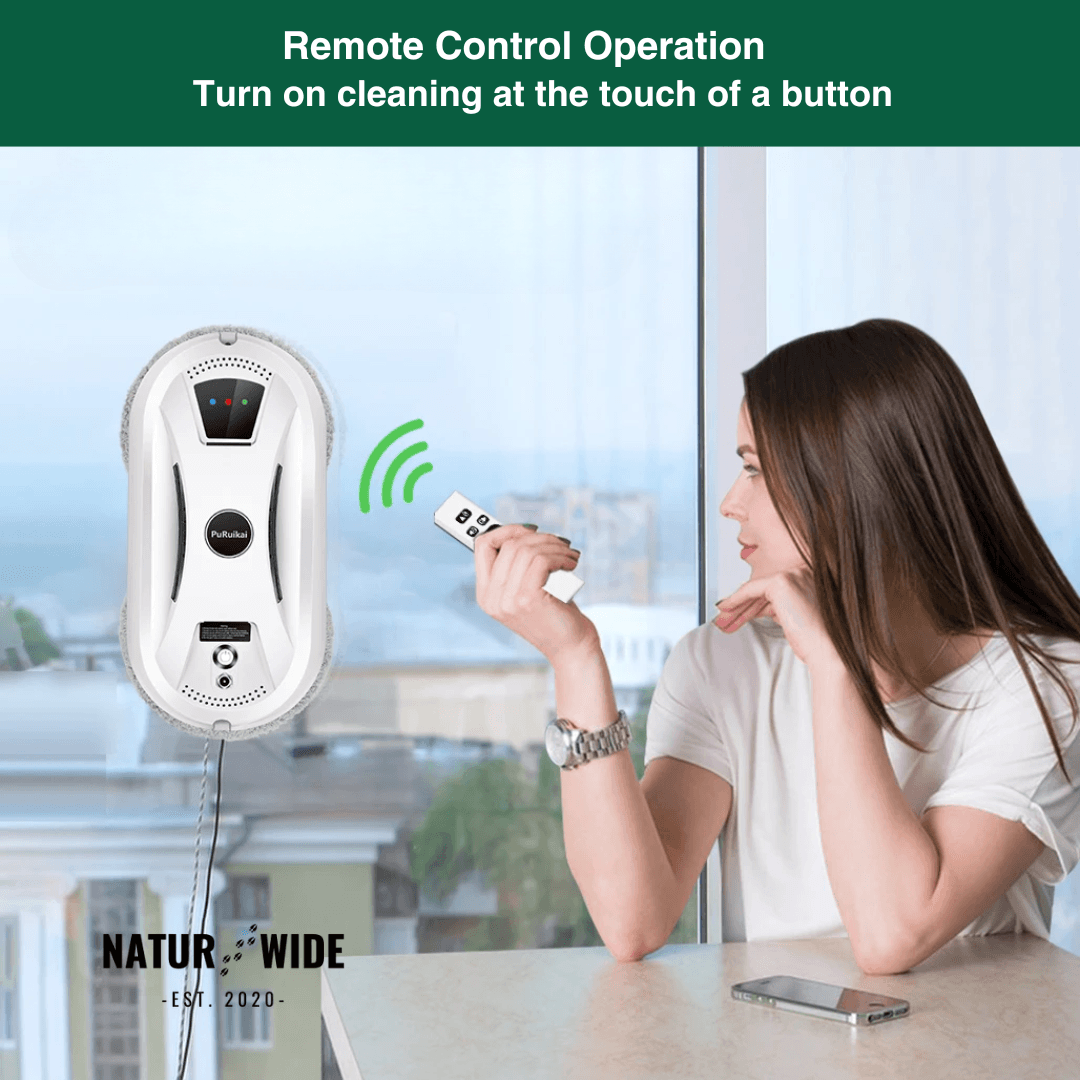 Ultra Thin Window Cleaning Robot with Remote Control