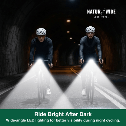 20W Rechargeable 9-LED Bike Headlight & Power Bank