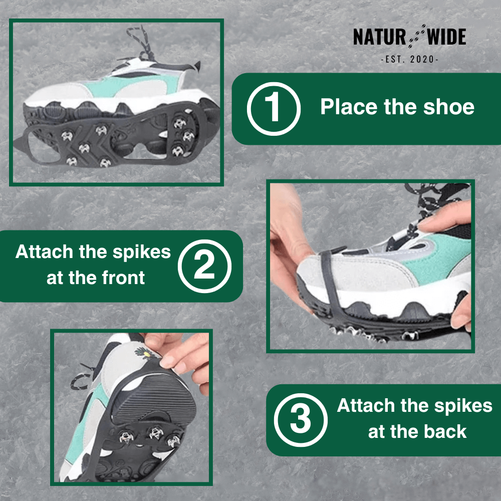 Grip Spikes – Secure grip on ice and snow