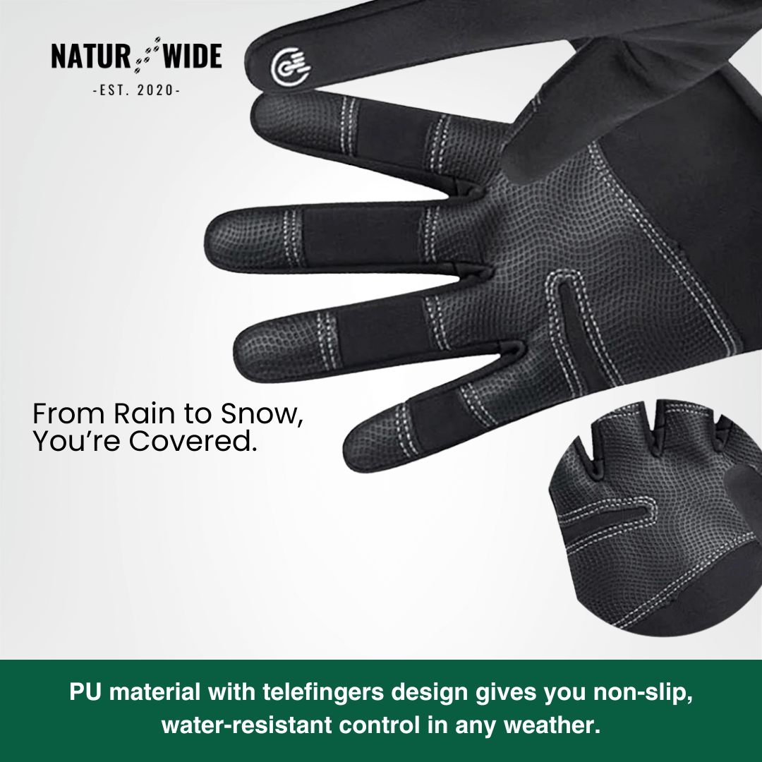 Naturwide Winter Gloves – Waterproof, Windproof & Touchscreen-Compatible