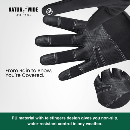 Naturwide Winter Gloves – Waterproof, Windproof & Touchscreen-Compatible