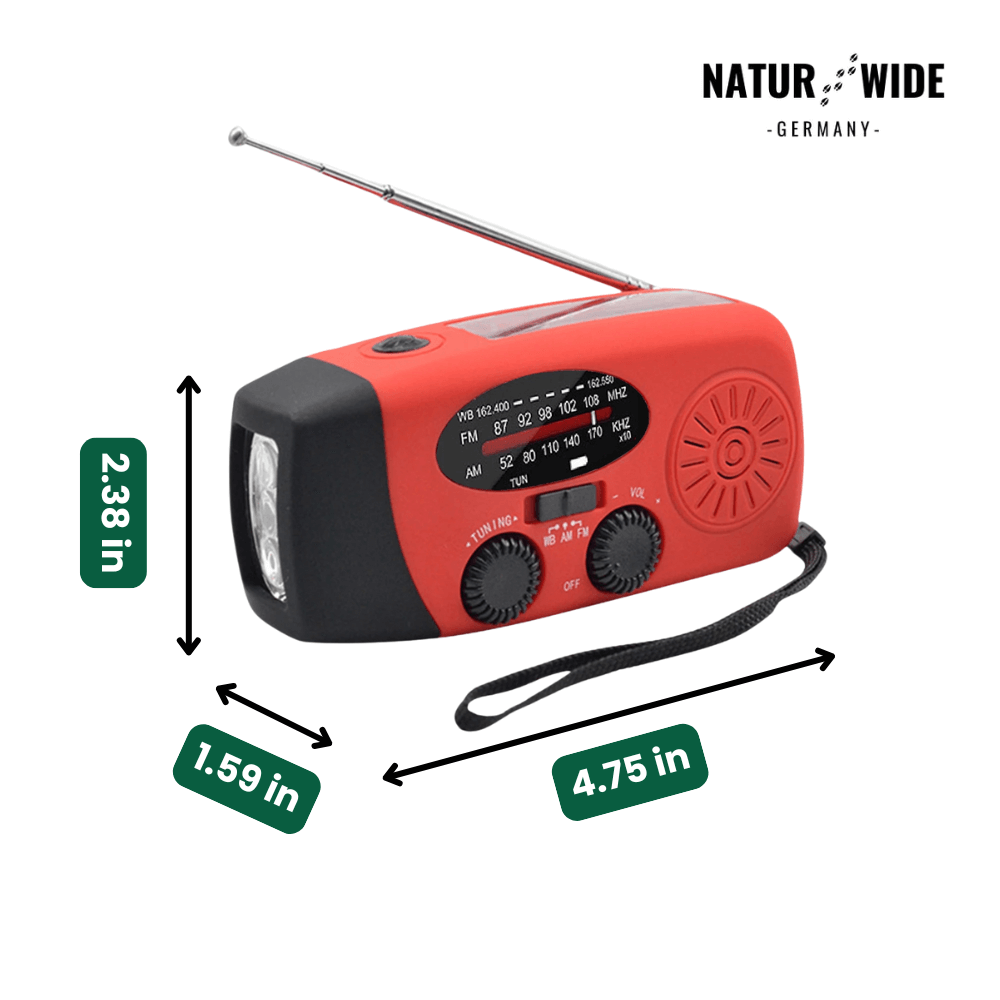 Emergency All in One Radio – Energy and information in emergencies