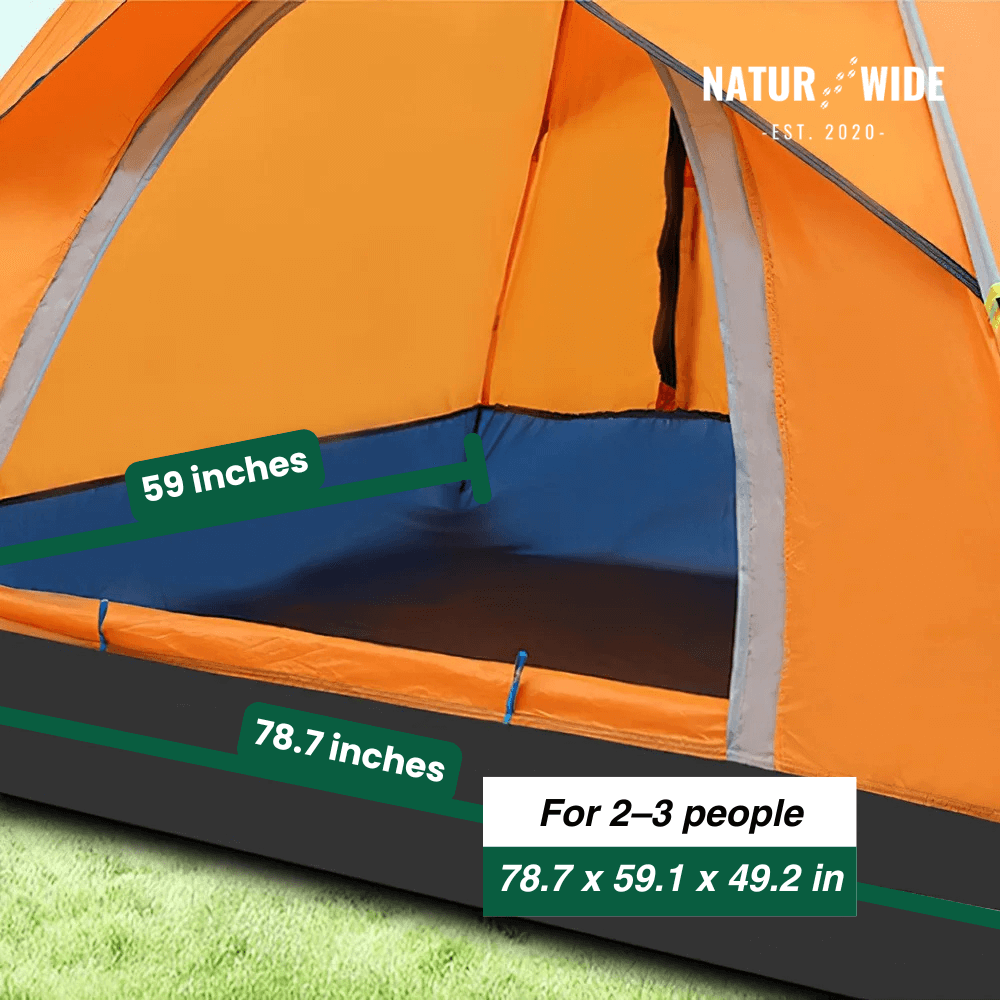 Naturwide Outdoor Tent - Automatic setup in 3 seconds