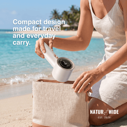 Handheld Mini Fan – 199 Speeds, 6 Blades, Brushless Motor