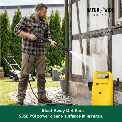 900W Electric Pressure Washer – 7m Hose, Adjustable Nozzle