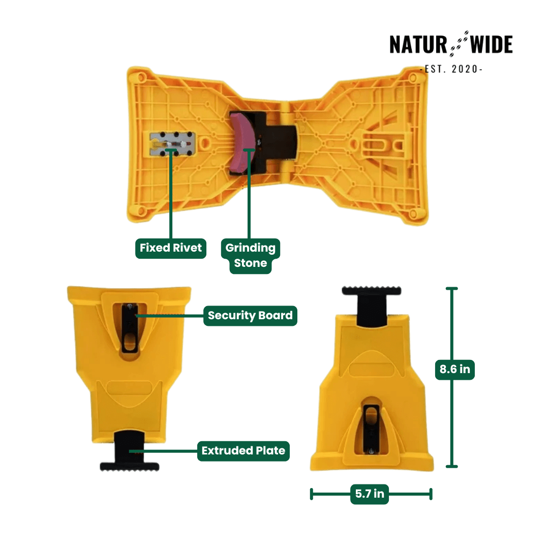 Universal Chainsaw Teeth Sharpener – Fast & Portable (14-20 Inch)