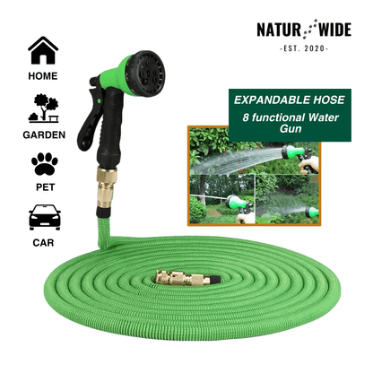 AquaFlex Pro – The flexible garden hose with 7 spray functions