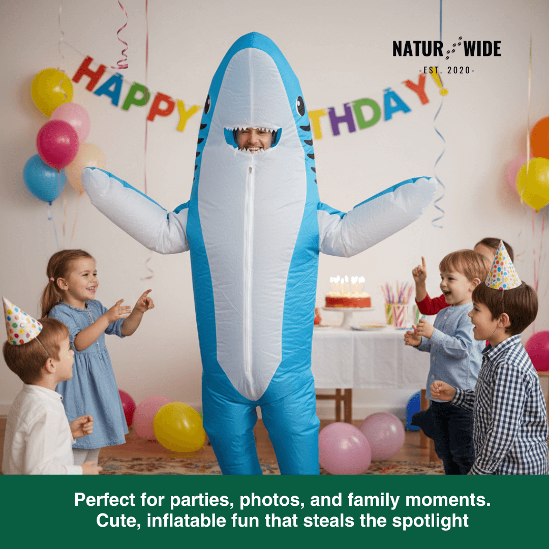 Inflatable Shark Costume – Standing Shark Suit (Adults)