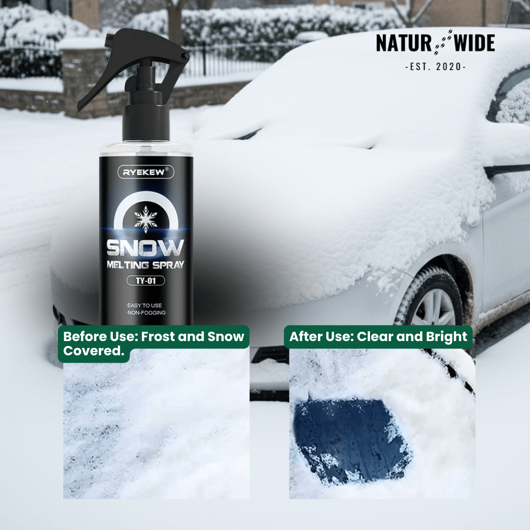 Fast-Acting Car Deicer Spray – Ice &amp; Frost Remover (3.4 fl oz / 100ml)