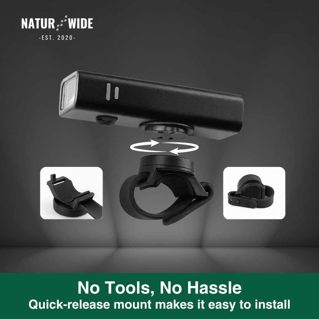 Ultra bright USB bicycle front light