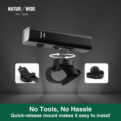 Ultra bright USB bicycle front light