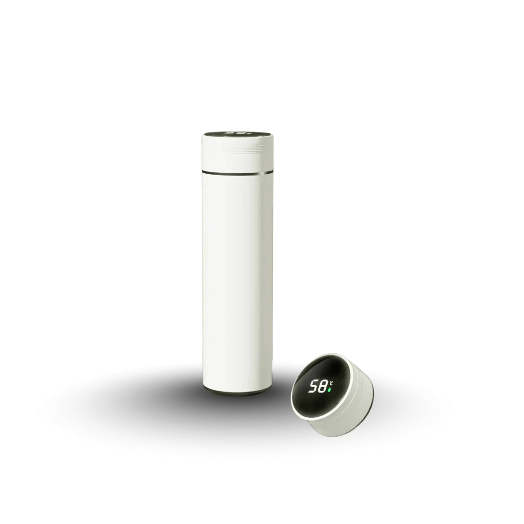 NaturWide Temperature Display 500ml Thermos Cup stainless steel