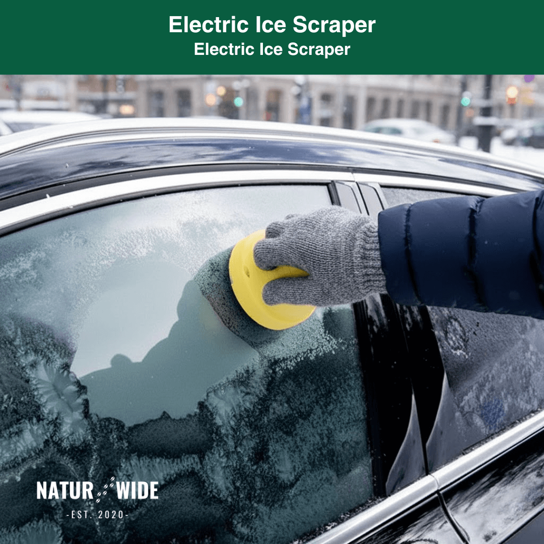 Electric Car Ice Scraper – USB Rechargeable Snow Remover