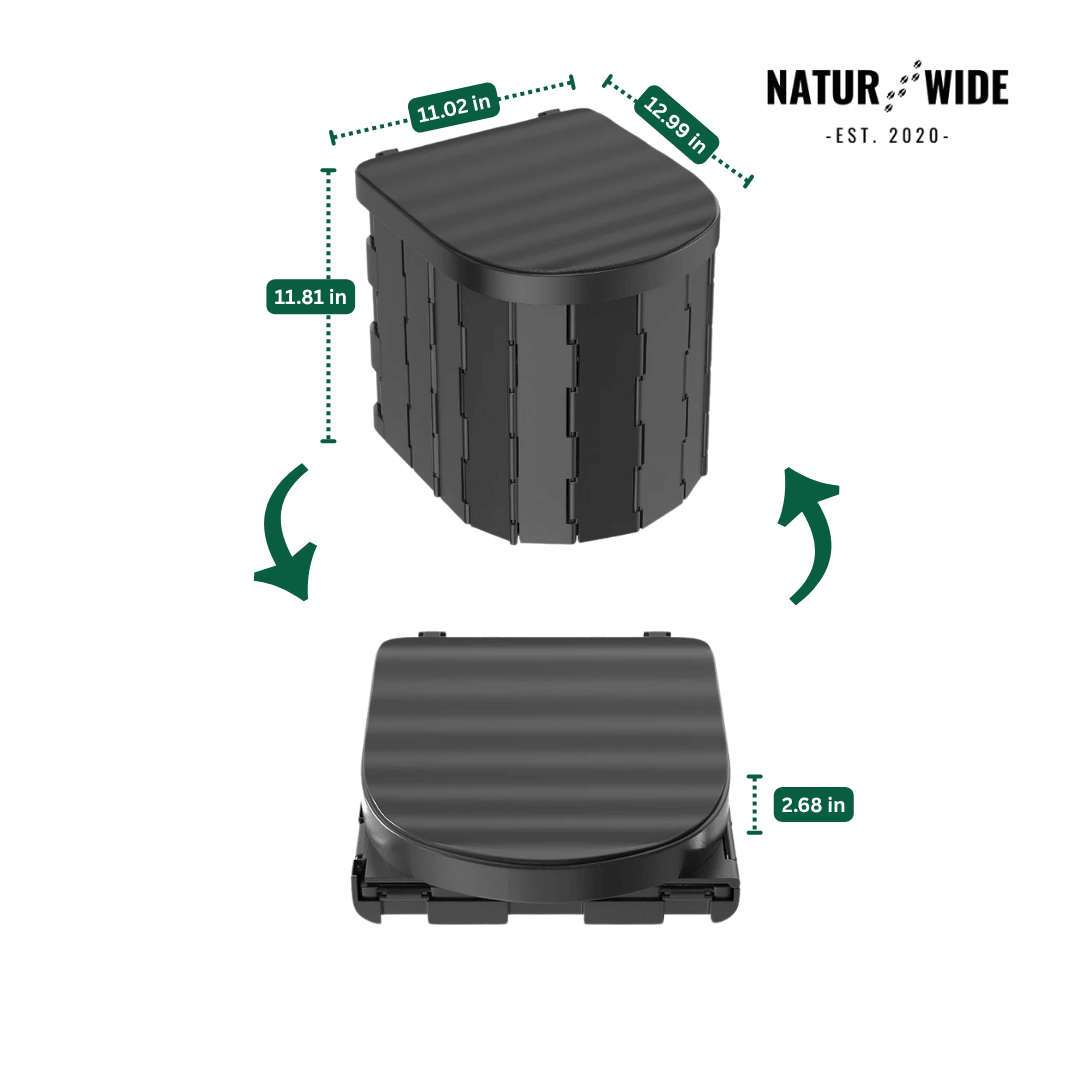 Portable Folding Toilet – Collapsible Camp Toilet for Adults