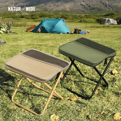 Foldable Camping Stool – Lightweight, Portable & Durable with Carry Bag for Travel