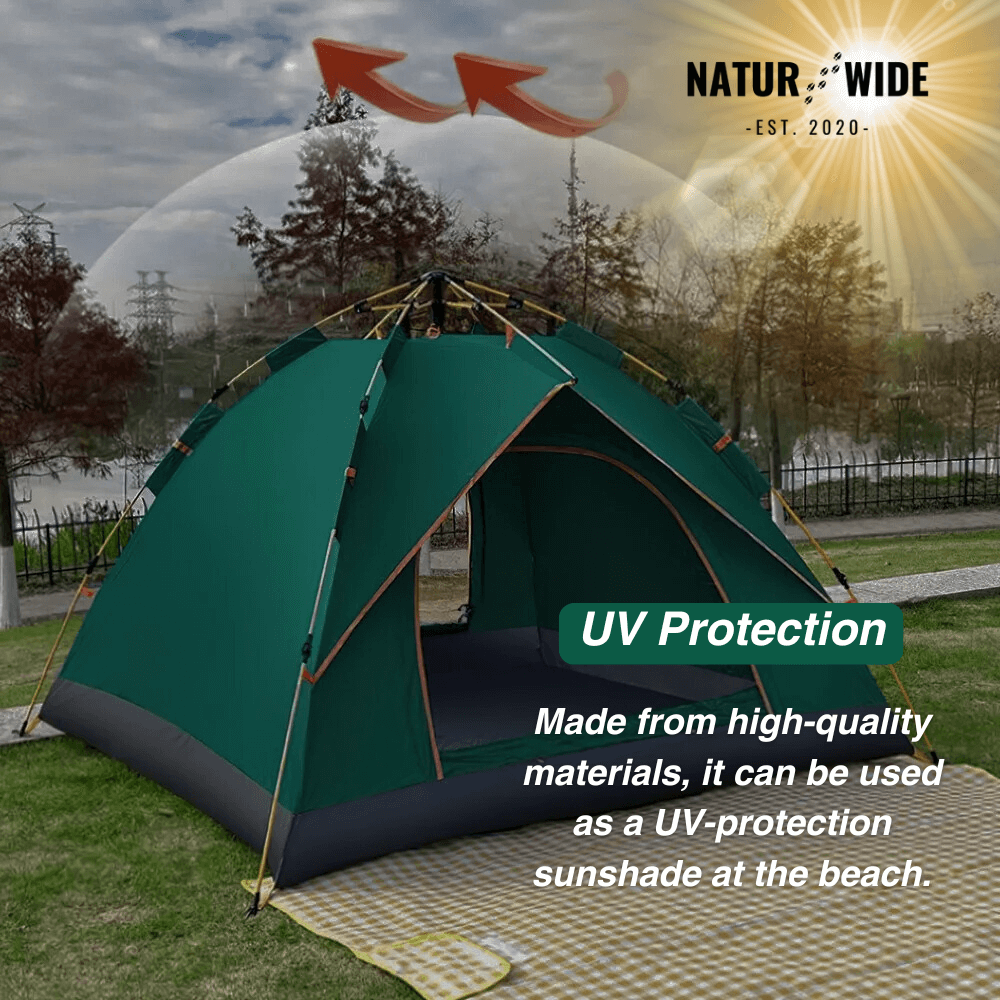 Naturwide Outdoor Tent - Automatic setup in 3 seconds