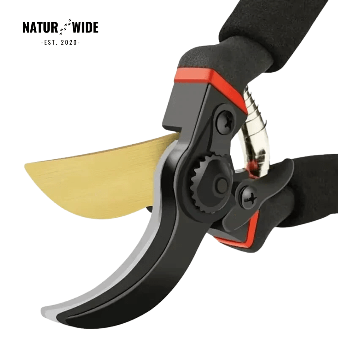 AIRAJ 8.5 Inch Pruner Shears SK5 Blade Pruning Scissors for Bonsai Fruit Trees Flowers Pruners，Ergonomic Non-slip Handles