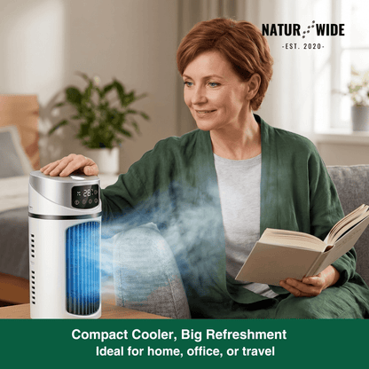 Mini Mobile Air Conditioner 3-in-1 – Cooler, Humidifier & Air Purifier